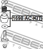 Febest 1698-AC-KIT - опора подвески компрессора! пневмоподвес., комплект\ MB W211 autodif.ru