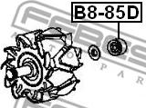 Febest B8-85D - подшипник шариковый! 8x23x14\ Nissan Primera P11 96-01 autodif.ru