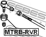 Febest MTRB-RVR - пыльник рулевого наконечника!\ Mitsubishi Lancer Cs 00-09 autodif.ru