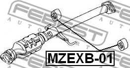 Febest MZEXB-01 - подушка autodif.ru