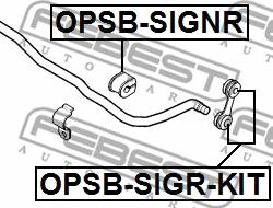 Febest OPSB-SIGR-KIT - тяга стабилизатора ремкомплект!\ Opel Vectra C 02-08 autodif.ru
