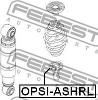 Febest OPSI-ASHRL - кольцо пружины амортизатора ниж.!\ Opel Astra H 04> autodif.ru
