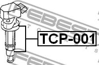 Febest TCP-001 - наконечник катушки зажигания!\ Toyota Land Cruiser 100 Hdj101/Uzj100 98-07 autodif.ru