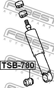 Febest TSB-780 - Втулка заднего амортизатора autodif.ru