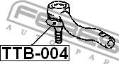 Febest TTB-004 - Пльник рулевого наконечника 47X20X30 autodif.ru