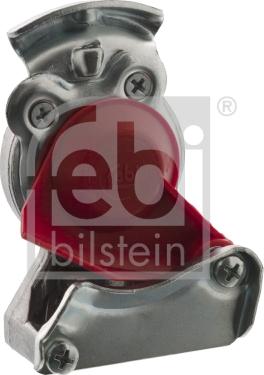 Febi Bilstein 07219 - Головка соединительная тормозной системы прицепа 22мм (груз.авто) красная с клапаном FEBI autodif.ru