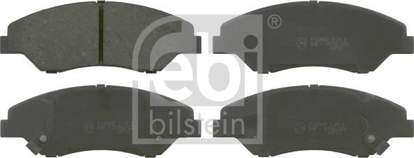 Febi Bilstein 16557 - Тормозные колодки, дисковые, комплект autodif.ru
