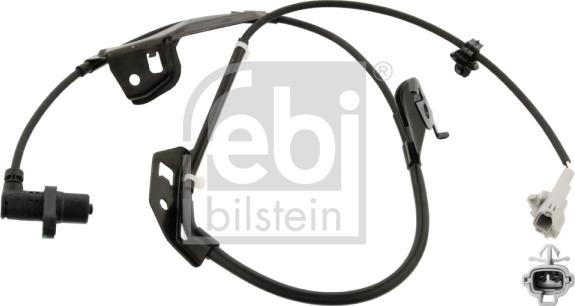 Febi Bilstein 107746 - Датчик ABS, частота вращения колеса autodif.ru