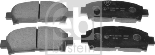 Febi Bilstein 116362 - Тормозные колодки, дисковые, комплект autodif.ru