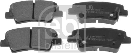 Febi Bilstein 116336 - Тормозные колодки, дисковые, комплект autodif.ru