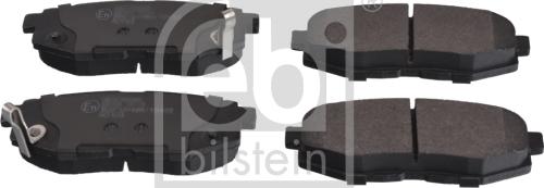 Febi Bilstein 116338 - Тормозные колодки, дисковые, комплект autodif.ru