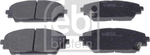 Febi Bilstein 116323 - Тормозные колодки, дисковые, комплект autodif.ru