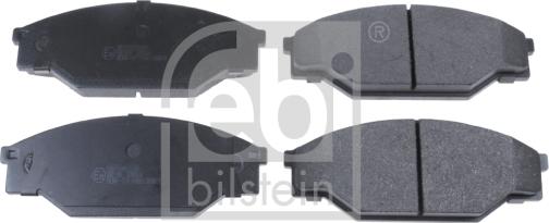 Febi Bilstein 116375 - Тормозные колодки, дисковые, комплект autodif.ru