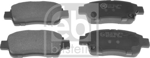 Febi Bilstein 116271 - Тормозные колодки, дисковые, комплект autodif.ru