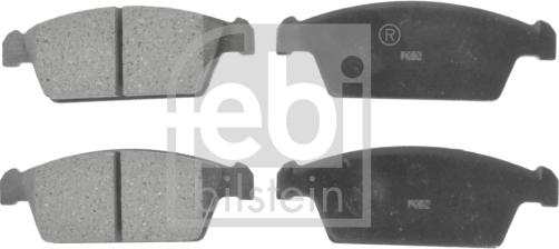 Febi Bilstein 170305 - Тормозные колодки, дисковые, комплект autodif.ru