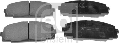 Febi Bilstein 170243 - Тормозные колодки, дисковые, комплект autodif.ru
