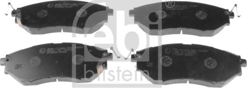 Febi Bilstein 170268 - Тормозные колодки, дисковые, комплект autodif.ru