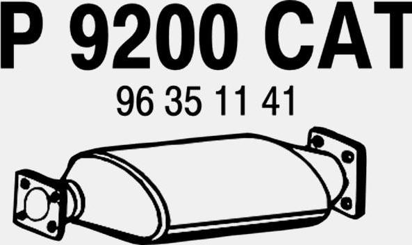 Fenno P9200CAT - Катализатор autodif.ru