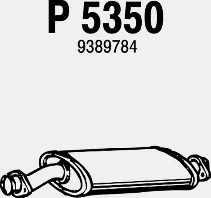 Fenno P5350 - Средний глушитель выхлопных газов autodif.ru