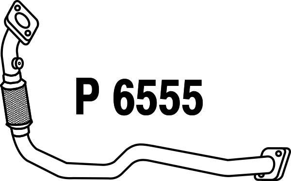 Fenno P6555 - Труба выхлопного газа autodif.ru