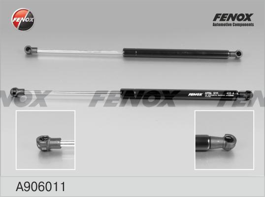Fenox A906011 - Амортизатор крышки багажника PEUGEOT 307, 308 (к-кт 2 шт., цена за 1 шт.) autodif.ru