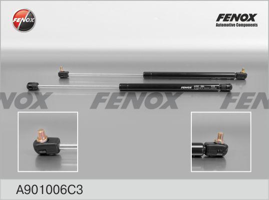 Fenox A901006C3 - УПОР ГАЗОВЫЙ М 2141, VW Golf III, Ford Scorpio ЕВРОкрепление L=500, l=290, 400N autodif.ru