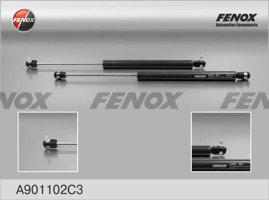 Fenox A901102C3 - амортизатор газ.!багажн.\ ВАЗ 2108-21099/2113-2115/21213/1111 ОКА,ИЖ 2126,ЗАЗ 1102 Таврия autodif.ru
