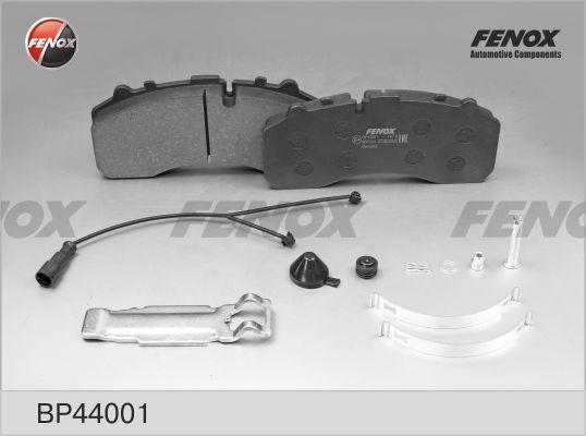 Fenox BP44001 - Тормозные колодки, дисковые, комплект autodif.ru