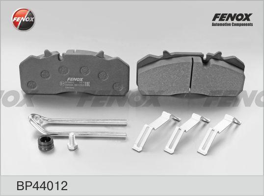 Fenox BP44012 - Тормозные колодки, дисковые, комплект autodif.ru