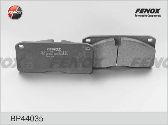 Fenox BP44035 - Тормозные колодки, дисковые, комплект autodif.ru