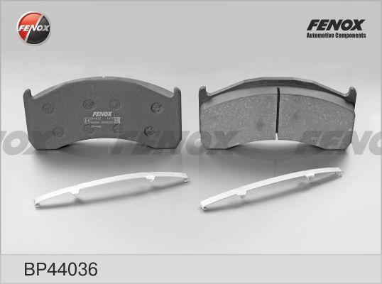 Fenox BP44036 - Тормозные колодки, дисковые, комплект autodif.ru
