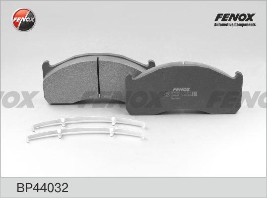 Fenox BP44032 - Тормозные колодки, дисковые, комплект autodif.ru