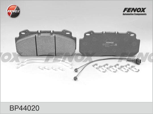 Fenox BP44020 - Тормозные колодки, дисковые, комплект autodif.ru