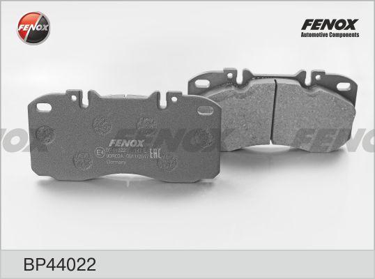 Fenox BP44022 - Тормозные колодки, дисковые, комплект autodif.ru