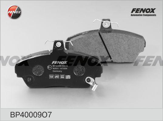 Fenox BP40009O7 - Тормозные колодки, дисковые, комплект autodif.ru