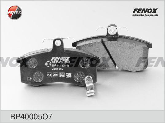 Fenox BP40005O7 - Тормозные колодки, дисковые, комплект autodif.ru