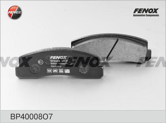 Fenox BP40008O7 - BP40008O7 колодки тормозные дисковые!передн.\ ВАЗ 2121-2131/2123 autodif.ru