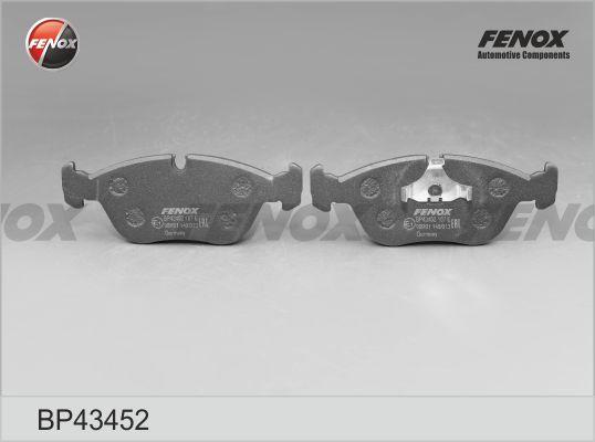Fenox BP43452 - Тормозные колодки, дисковые, комплект autodif.ru