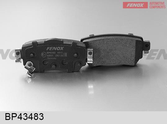 Fenox BP43483 - Тормозные колодки, дисковые, комплект autodif.ru