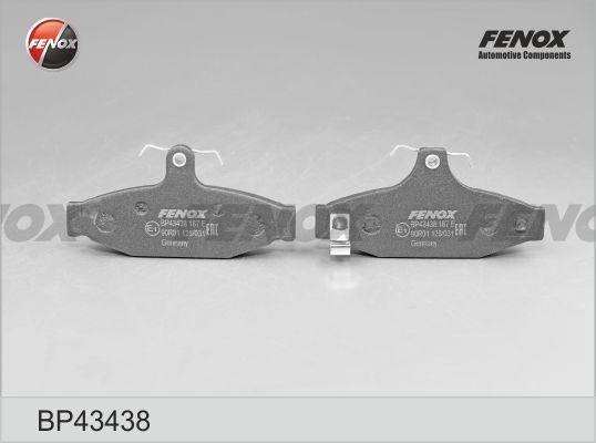 Fenox BP43438 - Тормозные колодки, дисковые, комплект autodif.ru