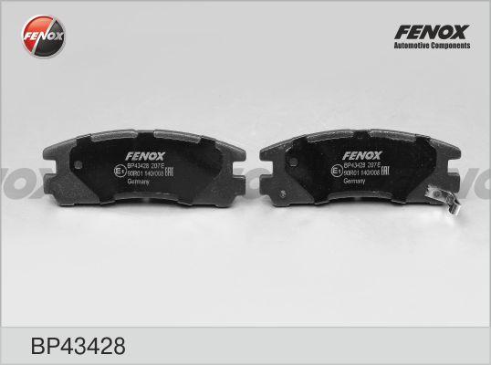 Fenox BP43428 - Тормозные колодки, дисковые, комплект autodif.ru
