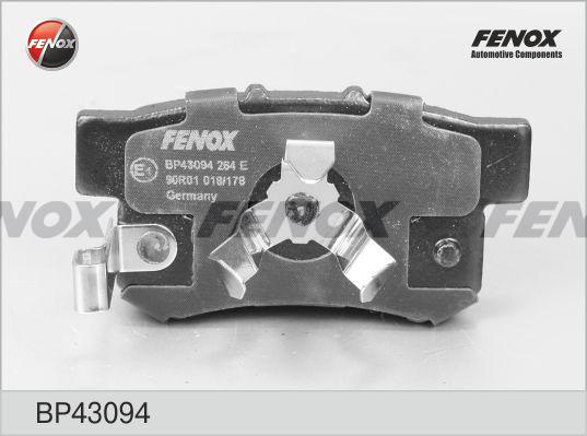 Fenox BP43094 - КОЛОДКИ ТОРМОЗНЫЕ ДИСКОВЫЕ Honda Accord IX 08- , CR-V II, IV 12- , FR-V 04- задние autodif.ru