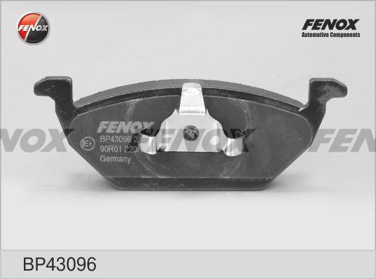 Fenox BP43096 - Тормозные колодки, дисковые, комплект autodif.ru