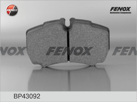 Fenox BP43092 - Тормозные колодки, дисковые, комплект autodif.ru
