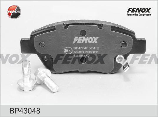 Fenox BP43048 - Тормозные колодки, дисковые, комплект autodif.ru