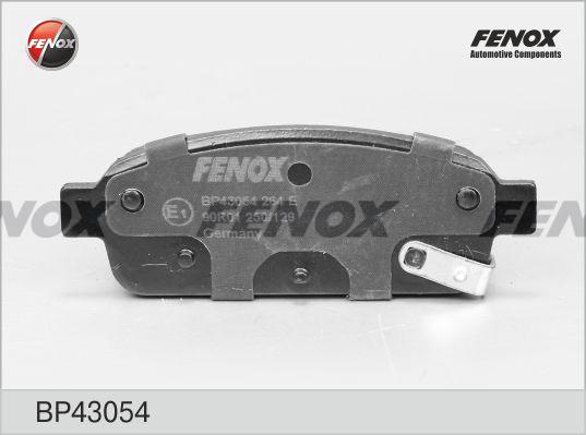 Fenox BP43054 - Тормозные колодки, дисковые, комплект autodif.ru