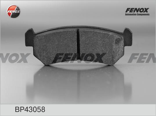 Fenox BP43058 - Тормозные колодки, дисковые, комплект autodif.ru