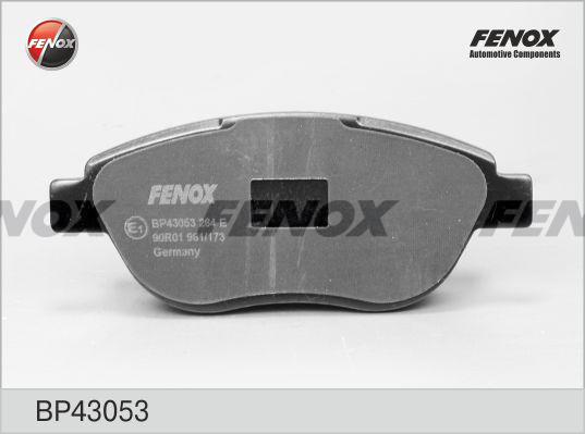 Fenox BP43053 - Тормозные колодки, дисковые, комплект autodif.ru