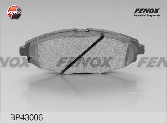 Fenox BP43006 - Тормозные колодки, дисковые, комплект autodif.ru