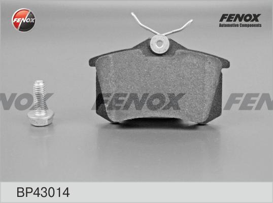 Fenox BP43014 - Тормозные колодки, дисковые, комплект autodif.ru